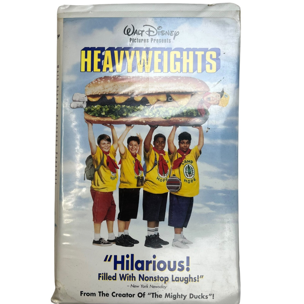 Walt Disney Heavyweights VHS Tape - Classic Family Comedy Home Video